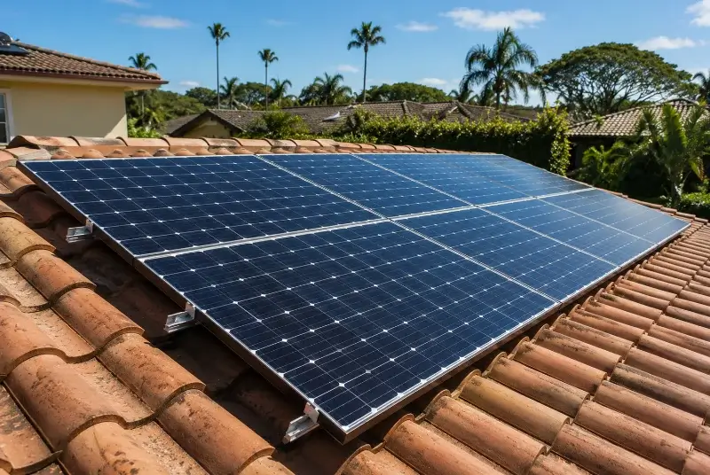 Installation de panneaux solaires à Tamniès